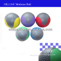 1-10kg Rubber double colored medicine ball / rubber weight ball